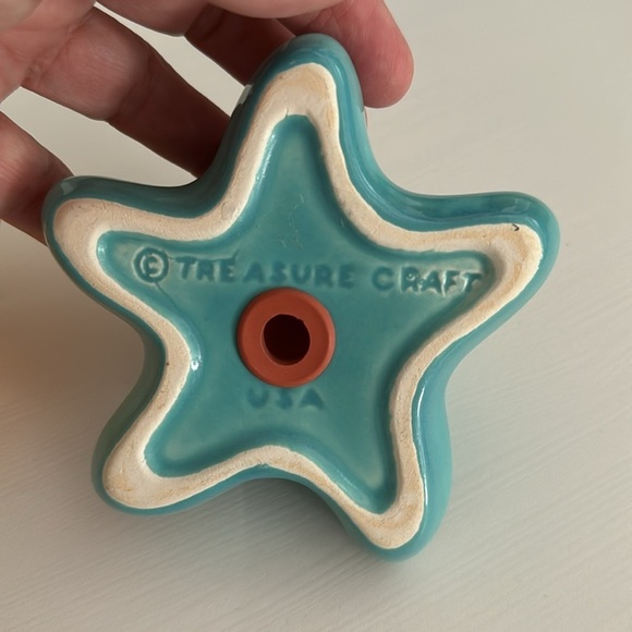 Coastal Salt and Pepper Vintage Shakers Sea Star and Sea Shell Treasure Craft - Picture 3 of 7